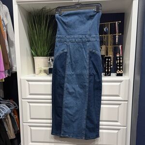 Forever 21 Blue Denim Top